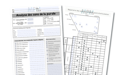 Analyse des sons de la parole : Grille téléchargeable